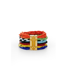 BCBGMAXAZRIA - JEWELRY: JEWELRY: TRIBAL SEED-BEAD BRACELET