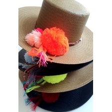Santa Fe Straw Bolero Hat