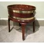 George III Mahogany Oval Wine Cooler