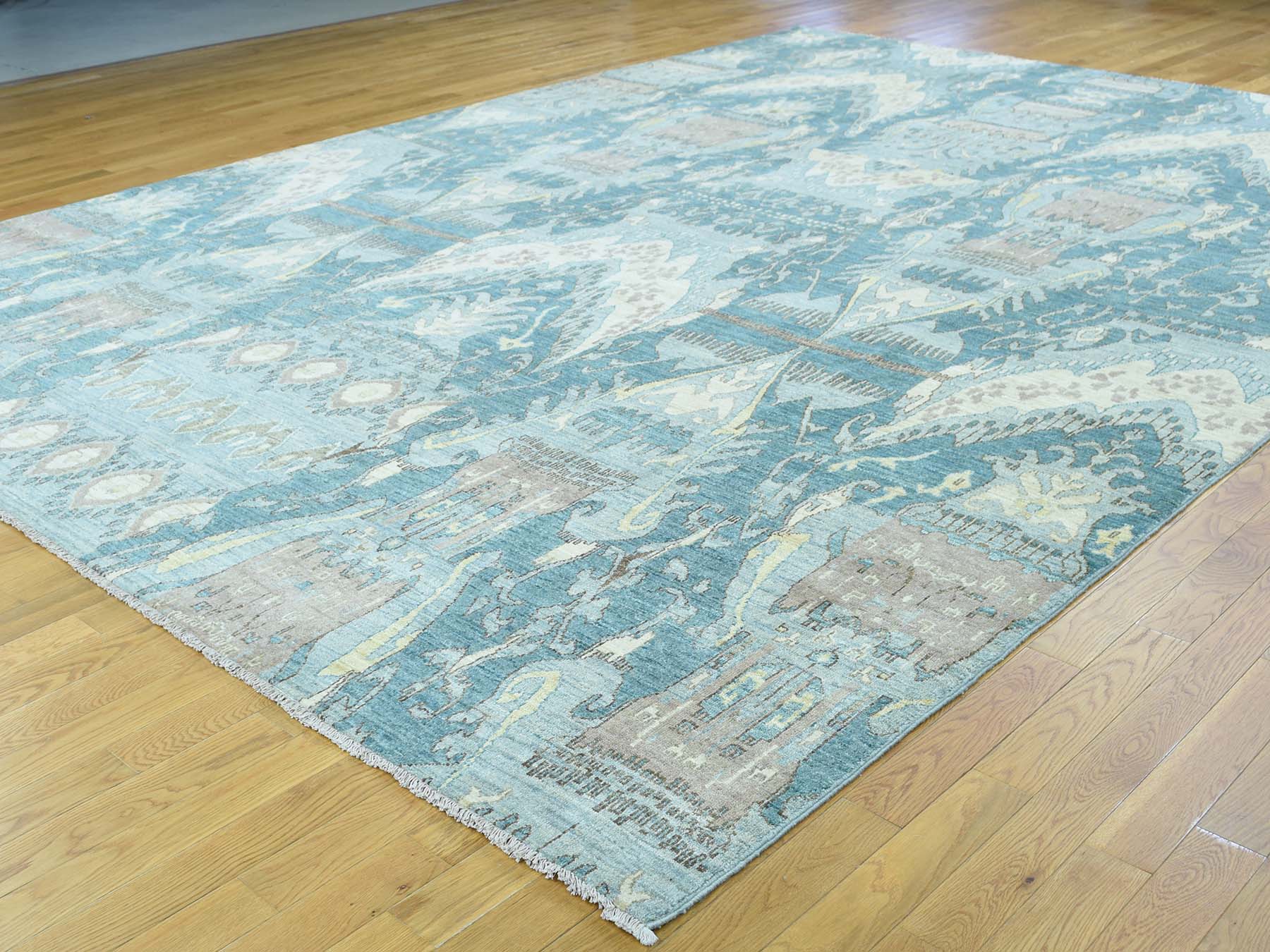 10'1"x14' Hand-Knotted Pure...