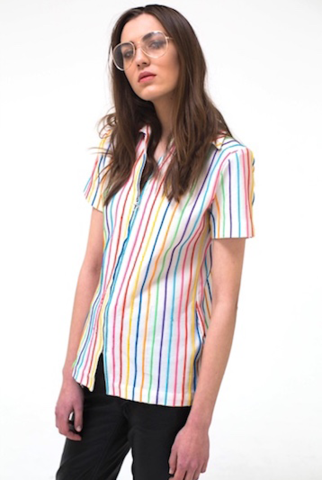 NY VINTAGE MULTI STRIPE SHO...