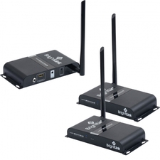 Brightlink Wireless HDMI 4Kx2K / 1080p Extender / Splitter with IR pass-back and distances of 328ft-SET one TX and two RX - WIRELESS HDMI