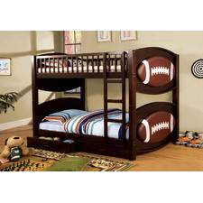 Football Twin/Twin Bunk Bed Dallas TX - Furniture Nation