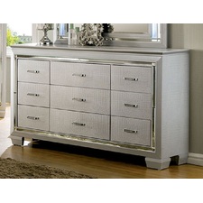 Bellanova Silver Dresser Dallas TX | Bedroom Dresser - Furniture Nation