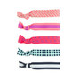 Girls' knotted hair ties five-pack