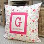 Giant name cushion with first letter - PetitePeople
