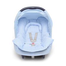 Baby Maxi Cosi Canopy Blue Gingham  Carseat cover - PetitePeople