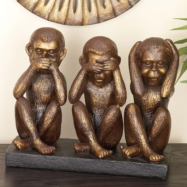 Monkey Speak, See, Hear No ...