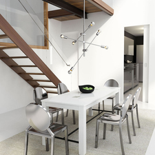 Brixton Ceiling Lamp Chrome