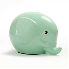 Norsu elephant money-box mint green