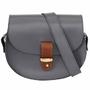 Victoria Grey Saddle Bag