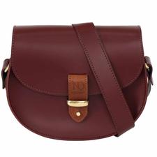 Victoria Oxblood Saddle Bag