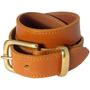 Orion Tan Belt with Gold Buckle