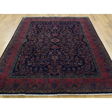 9'x19' Hand-Knotted 300 Kpsi Hereke Design Wool and Silk Wide Gallery Runner Rug