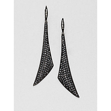 Adriana Orsini - Pavé Crystal Abstract Drop Earrings
