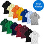 George Kids Short-Sleeve Cotton Polo Shirts 4-Pack Value Bundle (14 Colors Available)