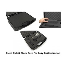 STUDIOCASE Travel Handheld Dual ( 2 ) Microphone Hard Case With Foam - Fits Two Shure SM57 , SM48 , SM58 , PG48 Vocal Mics and Sennheiser or BEHRINGER