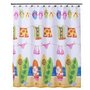 Hanging Loose Shower Curtain