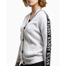 Women's Banded Cardy Sweater (White)