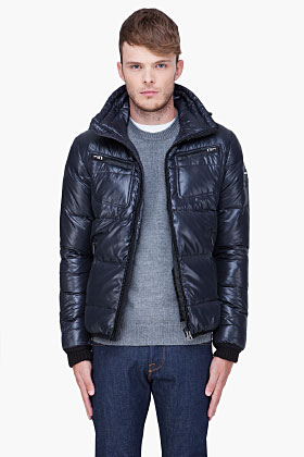 DIESEL Black Hooded Wallowy...