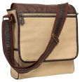 Khaki Canvas Messenger Bag ...