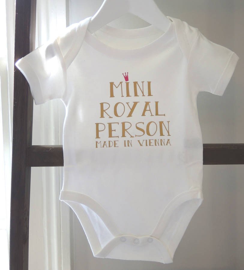 Royal Baby Vest - Mini Roya...