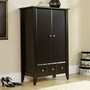 Sauder Shoal Creek Armoire, Jamocha Wood