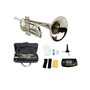 Merano Gwd300Sv-Mt B Flat Trumpet With Case, Mouth Piece, Silver