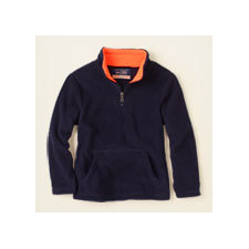 half-zip microfleece top