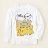 scribble paper graphic tee