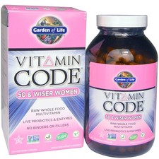 Garden Of Life Vitamin Code® - 50 & Wiser Women'S Multi 240 Capsules
