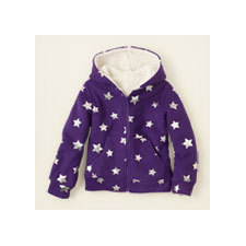 reversible sherpa zip-up hoodie