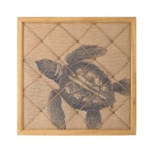 Turtle on Linen Note Board