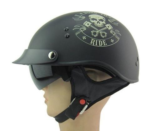'Born to Ride' Half Helmet