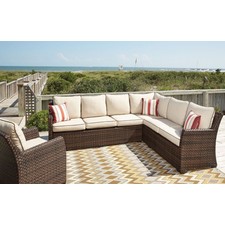 Salceda Beige & Brown Sofa Sectional Available Online in Dallas Fort Worth Texas From Furniture Nation