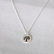 sterling silver tree of life pendant necklace