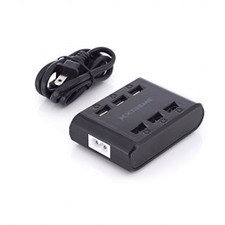 Xtreme 5-Amp 6-Port Power Station - Retail Packaging - Black