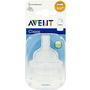 Avent Natural Teat - Medium Flow 3 Hole 3mth  (2)