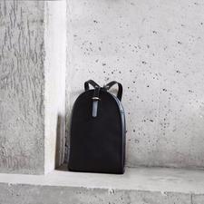 Leather backpack for girls