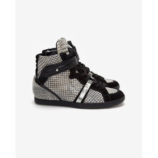 Barbara Bui Snakeskin High-Top Sneaker