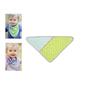 Organic Farm Buddies - bandana 100% Organic Lime with pink and purple drops - PetitePeople