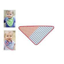 Organic Farm Buddies - bandana 100% Organic Light blue stripes - PetitePeople