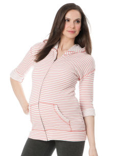 Long Sleeve Zip Front Mater...