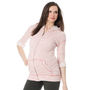 Long Sleeve Zip Front Maternity Hoodie