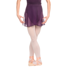 Sheer Waterfall Wrap Skirt 