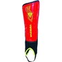 Vizari Malaga Shin Guard, Red/Yellow, XX-Small