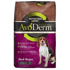 AvoDerm Natural Revolving Menu Adult Dog Food, Duck, 22-Pound