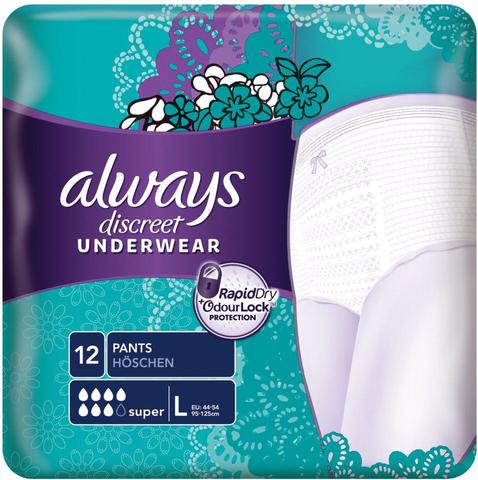 Always Discreet Pants Plus ...