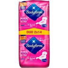 Bodyform Ultra Normal with Wings (14 per pack x 2)