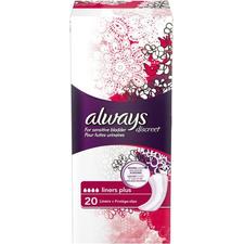 Always Discreet for Sensitive Bladder Liners Plus (20)